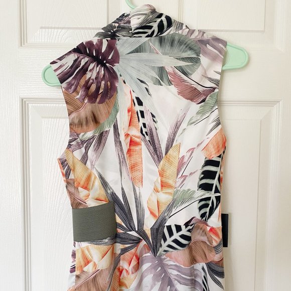 Guess By Marciano Desert Palm Wrap Dress New with Tags Size S - Picture 4 of 11